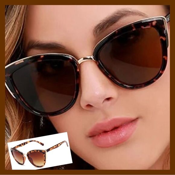 🕶LUXURY ANIMAL PRINT OR LEOPARD BROWN SUNNIES 🕶NEW‎ - Picture 1 of 6